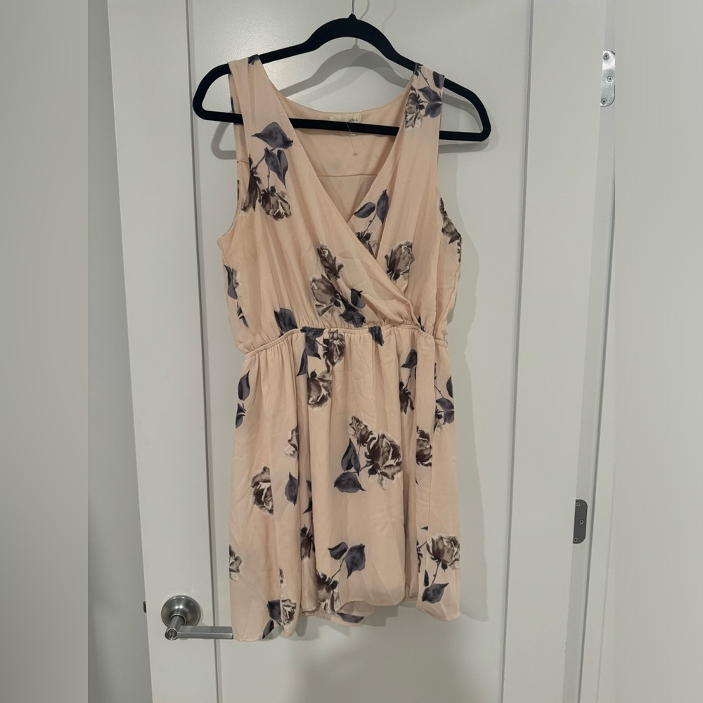 Pink floral dress from No Rest for Bridget